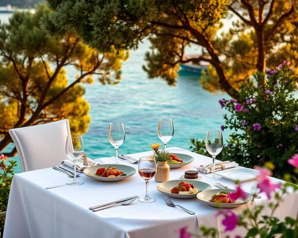 gourmet dining Corfu